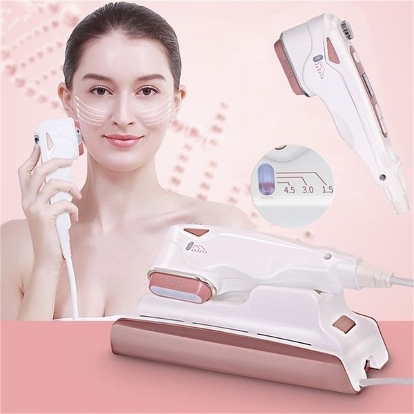 Dispositivi per la cura del viso Mini macchina HIFU Ultrasuoni Prodotti multifunzionali per la pelle Sollevamento antirughe NO gel incluso 221109