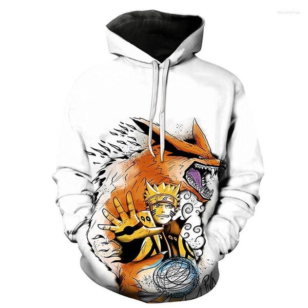 Hoodies masculinos 2022 outono 3d e moletom feminino com capuz de moletom imprimindo garotos de anime de anime de anime plus size 6xl