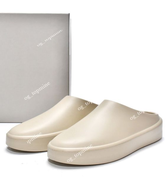 23SS Tasarımcı Yeni Terlik Erkekler Kadın Ayakkabı Slaytlar Sandalet Sandalet Çimento Marka Marka Erkekler Beton Krem Yulaf Kaliforniya terlik ayakkabıları