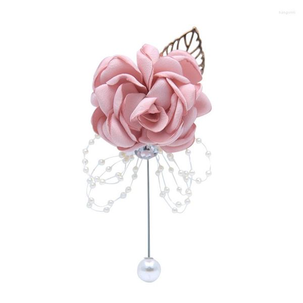 Декоративные цветы свадебные выпускные вечера мужчина Boutonniere Girl Bracelet Bracelet Cons Corsage Ceremony Rose Flow