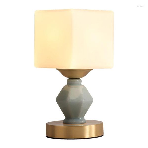 Настольные лампы в стиле Америка Керамика Стуст лаун лампа ретро медовые материалы дизайн искусства для спальни.