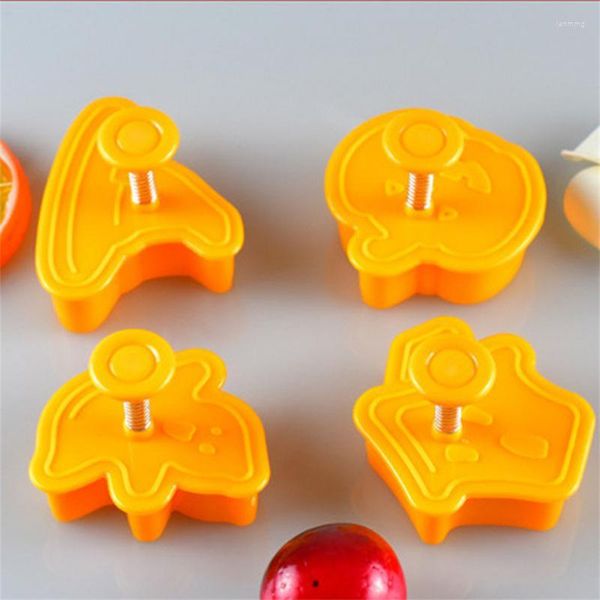 Moldes de cozimento 4 PCs Halloween Diy Cake Decorating Molde