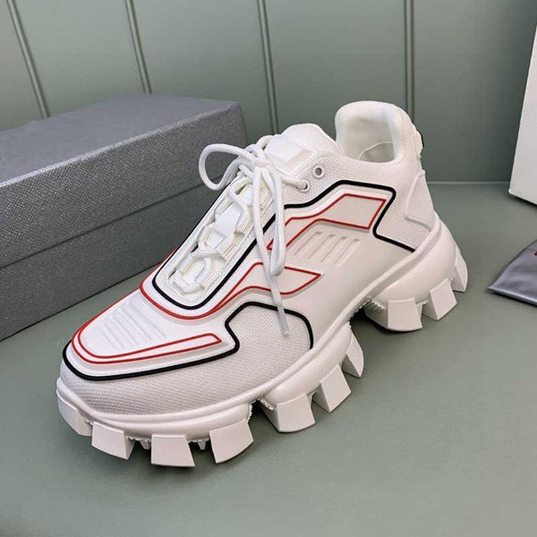Allenatore piattaforma da uomo Thunder Trainer Sneakers scarpe papà sneaker sneakers ortografico color con coppia di alto livello di alto livello femmina in pelle 338