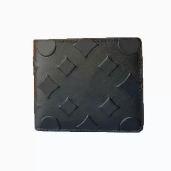 Black Emboss Multiple Designer Portafogli Victorine Portamonete Porta carte Billfold Designer Pochette Borse da donna Uomo Donna Borsa di lusso