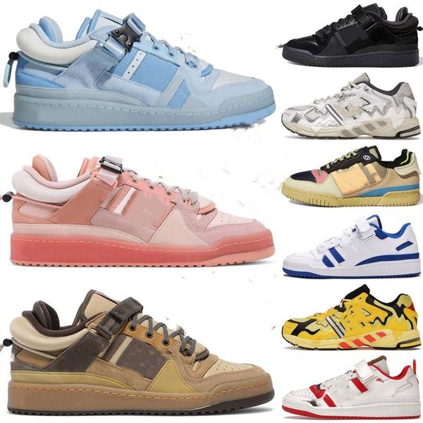 Scarpe Running Bad Bunny running Forum Buckle Lows 84 uomo donna Blu Tinta bassa Crema Uovo di Pasqua Ritorno a scuola Benito tainers scarpe da ginnastica sportive corridori taglia 35-45