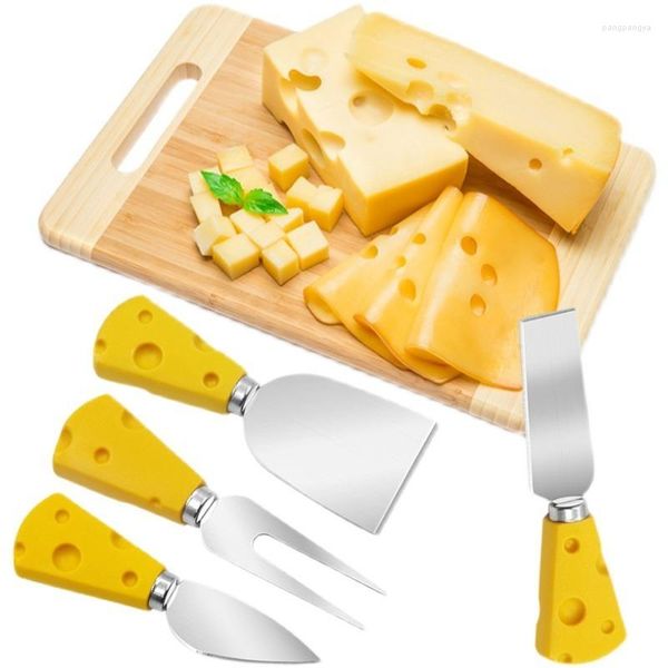 Utensílios de jantar conjuntos de criatividade inseada faca de queijo