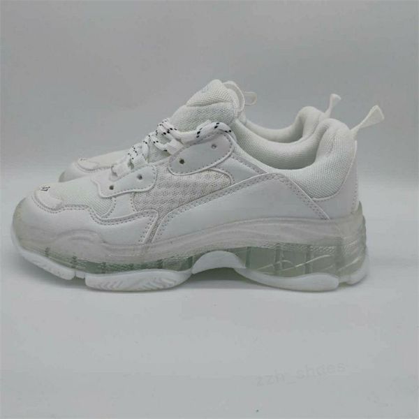 Triple S Beige Sneaker Sneaker Chunky Think Lothing Bottom Dad The Shoe Newst Crown Casual Trainers Box Включена в продажу на открытом воздухе PR05