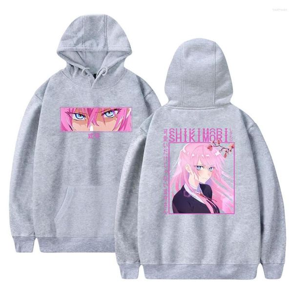 Hoodies masculinos Shikimori não são apenas um moletom de capuz de anime de anime, unissex de manga comprida, harajuku streetwear 2022 estilo casual