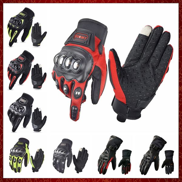 ST51 Водонепроницаемые мотоциклетные перчатки зима теплые мото -защитные перчатки с сенсорным экраном Gant Moto Guantes Motorbike Glve Glove