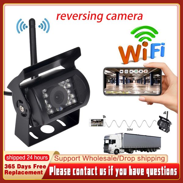 HD Truck Reversing Camera Wireless Car задний вид камера Wi -Fi Rreversing Camera 170 Широкологическое ночное видение автострана