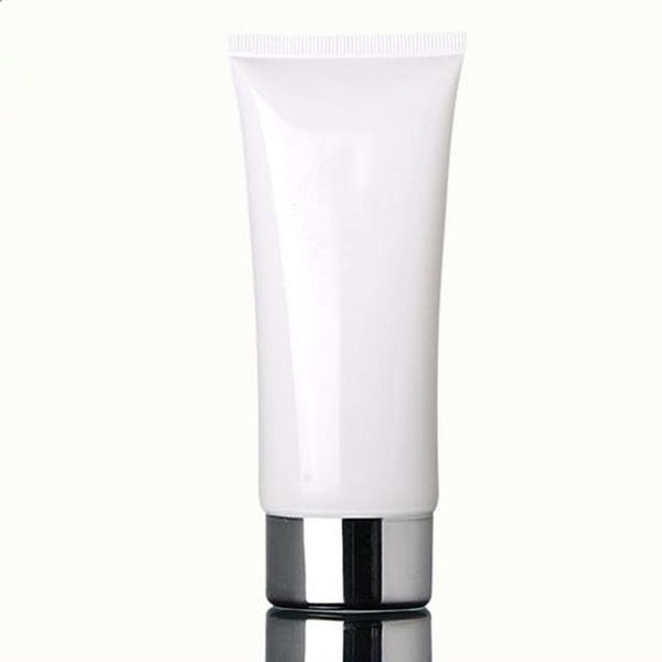 Flacone da spremere da 100 ml Tubo flessibile in plastica Contenitore cosmetico Vuoto Detergente per il viso Imballaggio Tubo per crema per le mani