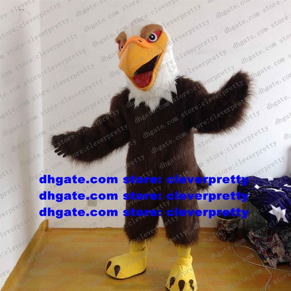 Brown White Long Fur Eagle Hawk Costum