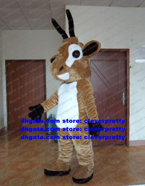 Mascote figurino marrom Antelope Gazelle Gazelle Tabitha Espécies Thomsoni Circularize Flyer Promoção embaixadora ZX804