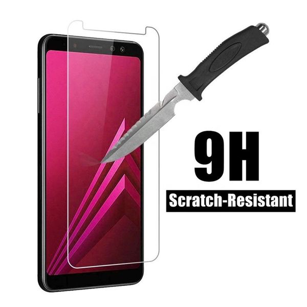 Protetor de tela de vidro temperado 2,5D Ultra Thin para Samsung Galaxy J2 J4 J7 Prime2 Pro Prime2 Pro