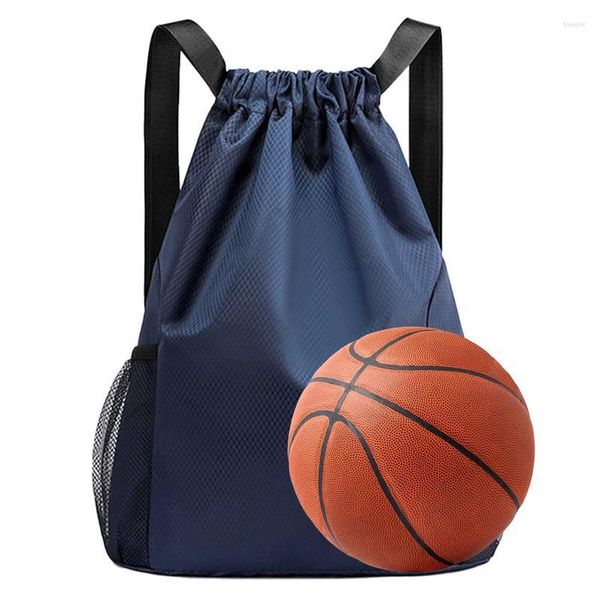 Açık Çantalar Spor Drawstring Sırt Çantası String Çanta Sackpack, Büyük Kapasiteli Çekme Paket Su Geçirmez Okul Plajı