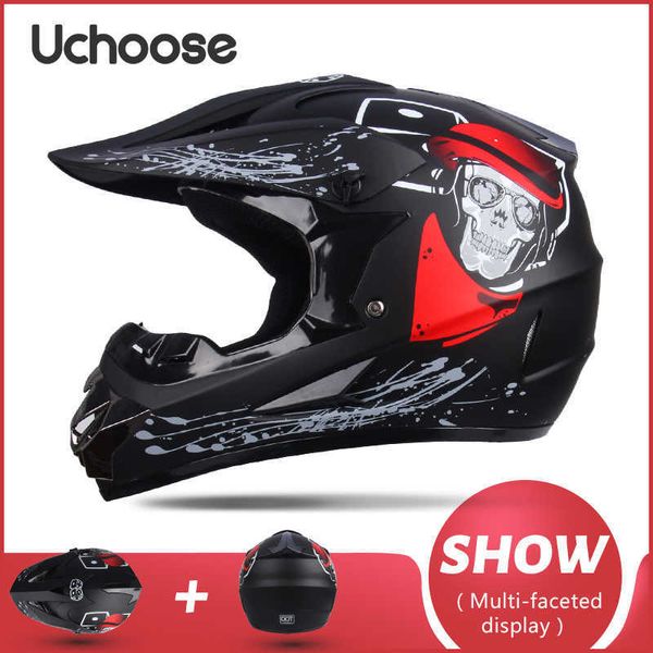 Fahrradhelme 2022 Neue Off-Road-Helme Professioneller ATV-Kreuz-Motorradhelm Downhill Racing Motocross Casque Vollhelm Dh Speed T221107