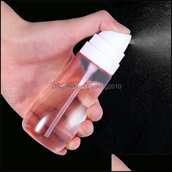 Vorratsflaschen Gläser Mini Leere Make-up-Behälter Gläser Transparent Petg Alkohol Handgel Sprühflasche 100 ml Pumpflaschen für Packung Dhxkc