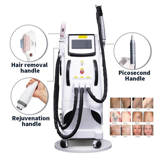 Macchina laser magneto-ottica 360 Ipl Opt Elight Depilazione Picosecond Tattoo Rimuovere Carbon Peeling Rf Ringiovanimento della pelle Rimozione delle rughe Face Lifting