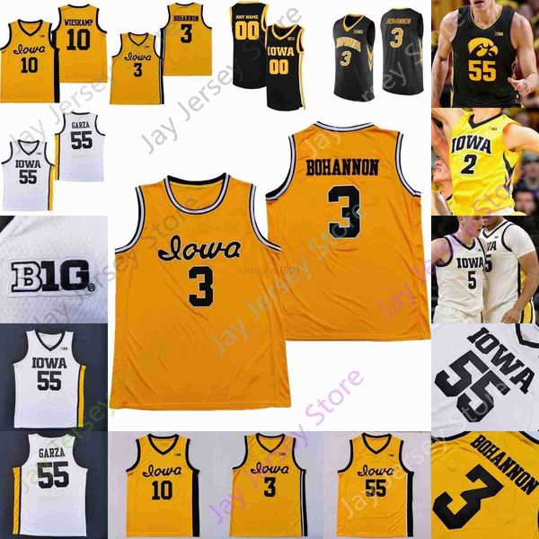 2023 Iowa Hawkeyes Basketballtrikot NCAA Joe Toussaint Ryan Kriener Jack Nunge Tony Perkins Keegan Murray Kris Murray Josh Ogunde