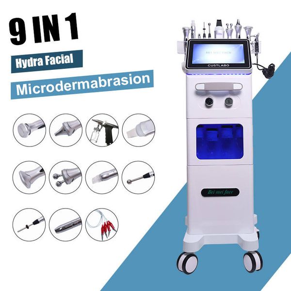 Attrezzatura per saloni di bellezza Hydro Oxygen Microdermoabrasione Diamond Dermobrasion Jet Peel Hydra Skin Facial Machine