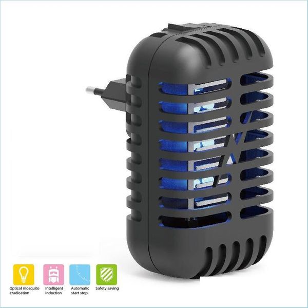 Altro Giardino Domestico Scossa Elettrica Mosquito Killer Lampada Led Night Light Eu Usa Zapper Bug Repellente Drop Delivery Giardino Domestico Dhflw