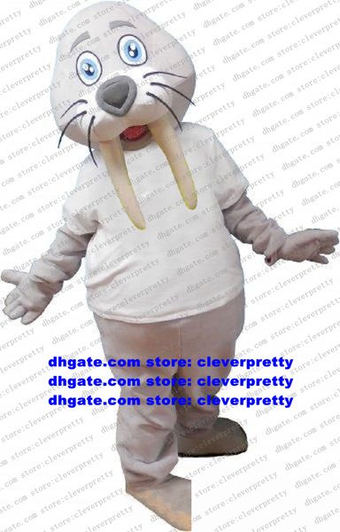 Costume mascotte Tricheco Elefante marino Sigillo Bue marino Leone Personaggio dei cartoni animati adulto Le persone li indossano Business Street zx1458