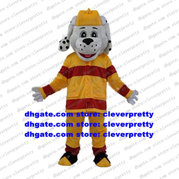 Fireman Fire Dog Firefighter Dog Mascot Costume de caráter adulto Caracteres Organizar uma imagem Imagem Publicidade ZX2530