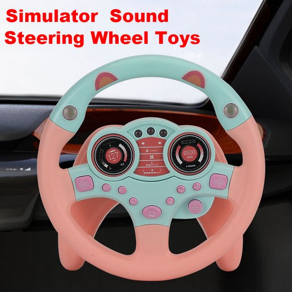 Noisemaker Toys Kinderspielzeug Simulation Copiloten Lenkrad Auto Fernbedienung Früherziehung Lernen Klingende Kindergeschenke 221014