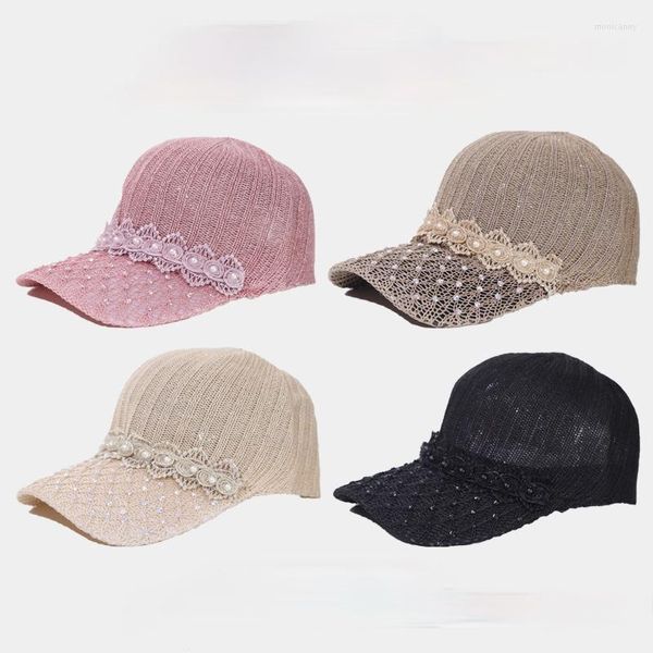 Ball Caps Mesh Baseball Cap Sonnenschutz Frauen Sommer Belüftung Mädchen Mode Taping Bonnets Für Frauen Koreanischen Stil Outdoor Sonnenhut