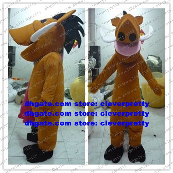 Das Wildschwein-Pumbaa-Maskottchen-Kostüm, der König der Löwen, Erwachsenen-Cartoon-Charakter-Outfit, professionelle Bühnenzaubermarke, Figur zx2312