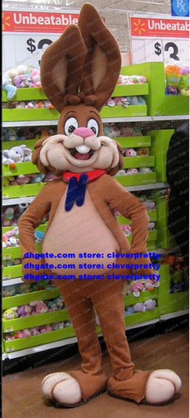 Nesquik Bunny Bugs Kaninchen Hase Maskottchen Kostüm Erwachsene Cartoon Charakter Outfit Anzug Menschen tragen sie urkomisch lustig zx2889