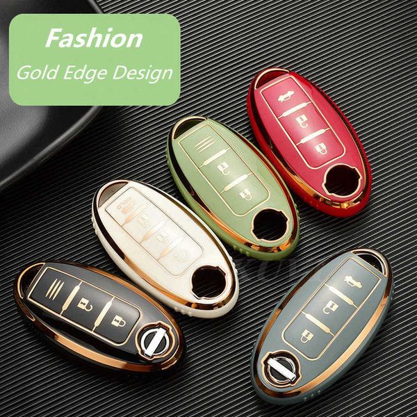 Car Key Fashion TPU Car Remote Key Case Cover Shell Nissan Qashqai X-Trail T32 T31 Juke J10 J11 Kicks Tiida Pathfinder Note per Infiniti T221110