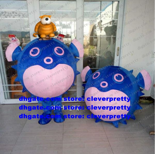 Pesce palla Pesce globo Pesce palloncino Fugu Pesce palla Costume della mascotte Personaggio dei cartoni animati Vestito Supermercato Prestazioni sociali zx2872