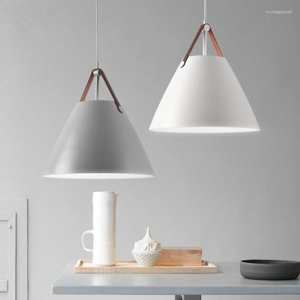 Pendelleuchten Moderne Lampe Kegel Weiß Hanglamp Esszimmer Wohnzimmer Bar Licht Leuchte Küche Leuchte Beleuchtung Nordic