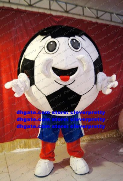 Costume da mascotte per pallone da calcio per adulti, personaggio dei cartoni animati, vestito, cerimonia di nozze, mostra pedagogica zx1652