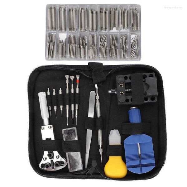 Caixas de relógio Spring Bar Tool Set Repair Kit da empresa Sturdy Professional portátil abridor de caixa ajustável para loja de casa