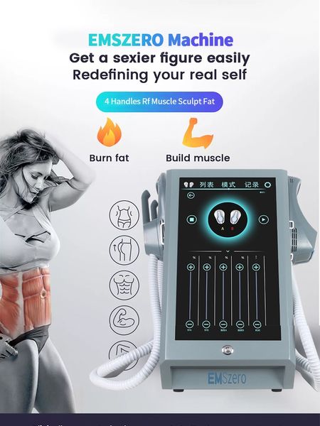 2023 Paragrap Digitopressione Macchina DLSEMSLIM RF 14 Tesla Butt Lift Macchina dimagrante Emszero Stimolatore muscolare Body Shaping Attrezzatura per massaggi