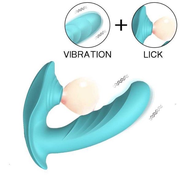Seks Oyuncak Masajı Klitoris Sucker Emme Vibratör Kadın Mastürbasyon Oyuncakları ile Kadınlayıcı Dil üfleme çubuk yapay penis meme ucu makinesi
