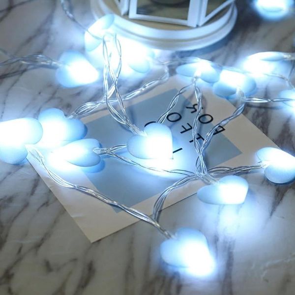 Strings Lovely Heart Shape LED String Lights 20leds 3Meter Holiday Light Decor. Kinderzimmer Strip.Event Party Poshooting Requisiten