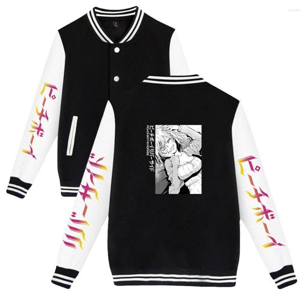 Männer Jacken Anime Peach Boy Riverside Jacke Harajuku Baseball Uniform Kleidung Frühling Herbst Männer Streetwear Casual