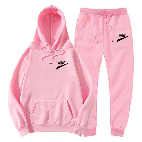 Herbst Casual Trainingsanzug Männer/Frauen mit Kapuze -Set Patchwork Hoodie Draw String Hosen Sportsets Harajuku Sportweife Herren Kleidung