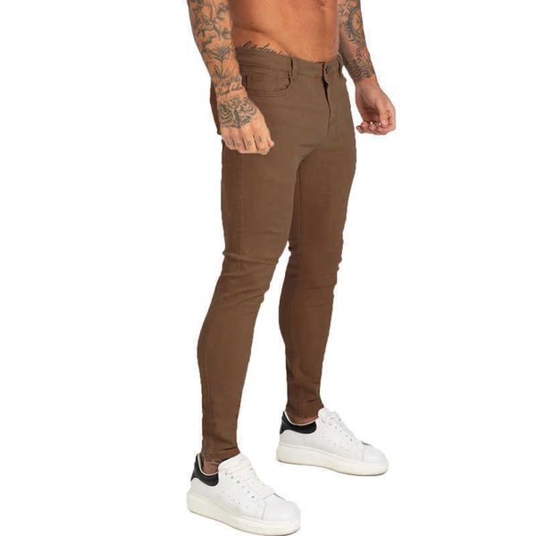 Erkekler kot pantolonlar marka kot pantolon erkekler homme ince fit süper skinny jeans erkekler için hip hop ayak bileği sıkı kesilmiş vücut büyük boy streç zm178 t221102