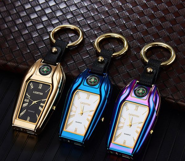 Das neueste 13,3-cm-Ladefeuerzeug Compass Auto-Schlüsselanhänger-Uhrenfeuerzeug bietet eine Vielzahl von Stilen zur Auswahl und unterstützt ein individuelles Logo