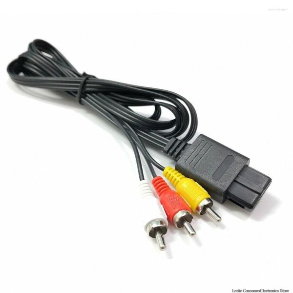 Beleuchtungszubehör für N64 SNES Gamecube 6FT RCA AV TV Audio Video Stereo Kabel 64 Exquisit gestaltet langlebig