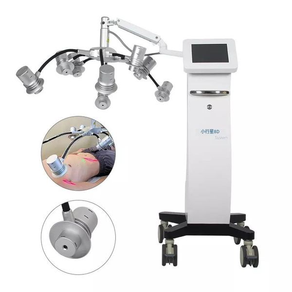 8D LIPO Laser Corpo Contorno Perda de peso Terapia a laser frio 532nm 635nm Lipólise Dispositivo