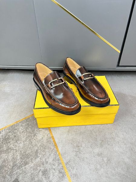 Ayakkabı Tasarımcısı Top Versiyon El Yapımı Özel 2022SS 2F İş Erkekler Sıradan Deri Ayakkabı