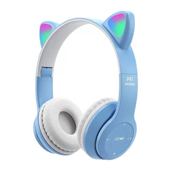 Auricolari per telefoni cellulari Cuffie cablate Cuffie da gioco Auricolari Bluetooth senza fili con microfono Sport Auricolari Vivavoce Apparecchi acustici Cat Ear 221114