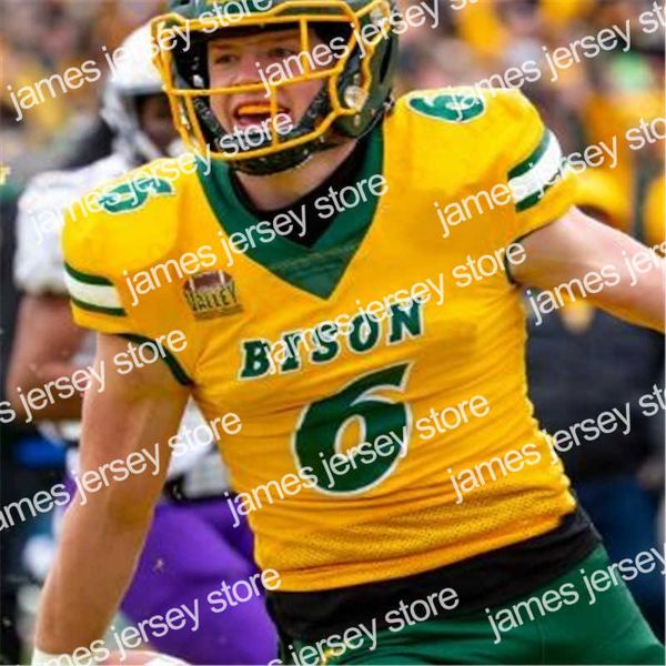 Calcio NDSU North Dakota State Bison Maglia da calcio cucita Greg Menard Billy Turner Aaron Steidl Ramon Humber Mercade Kyle Emanu