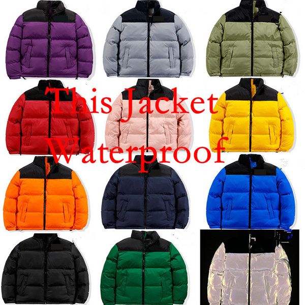 Jaqueta de grife masculina jaqueta de inverno masculino casacos de casacos de jaquetas à prova d'água amarelo 4xl letra de bolso de bolso de luxo para baixo jacke windbreak jackbreak masculino