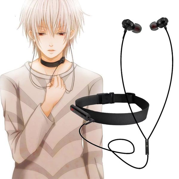 Handy-Ohrhörer, Anime Toaru Kagaku No Railgun, Cosplay, ein bestimmter magischer Index, Accelerator-Halsband, Halskette, BlueTooth-Requisite, Geschenk 221114